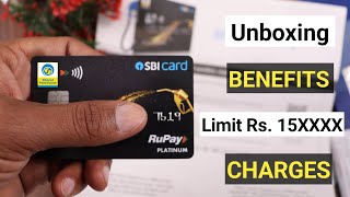 BPCL SBI Rupay Credit Card Unboxing  425 Benefits on Bharat Petroleum [upl. by Clere]