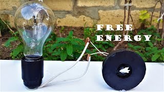 Free Energy Light Bulbs  220v Using Magnet [upl. by Dierolf608]