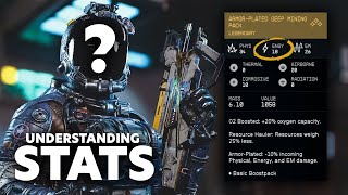 Starfield Weapon and Armor Explained  Space Suit Stats  Damage Reduction  STARFIELD STAT GUIDE [upl. by Haily]