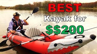 My inflatable kayak with electric trolling motor [upl. by Eeslehc]