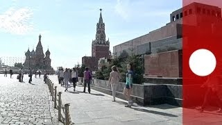 Moscow Lenins mausoleum reopens to public [upl. by Celio]