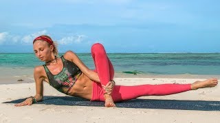 Best Leg Toning Workout ♥ 10 Minute Glutes amp Thighs  Maldives [upl. by Ahtaga]