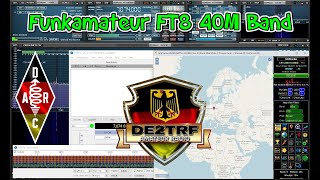 Funkamateur FT8 40M Band by DE2TRF [upl. by Novar]