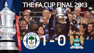 HIGHLIGHTS Wigan Athletic vs Manchester City 10 FA Cup Final 2013 [upl. by Orpah227]