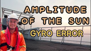 AMPLITUDE OF THE SUNGYRO ERROR CALCULATION [upl. by Asirral]