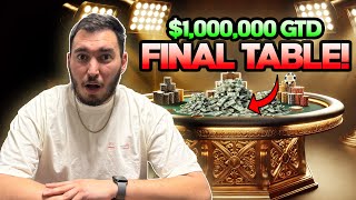 Final Table In 1M Poker Tournament Can I Win 166000 [upl. by Tammara]