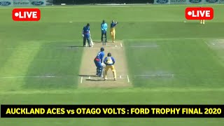 Auckland Aces vs Otago Volts Live Streaming🔴Ford Trophy 2020 FinalAuckland vs Otago Live Streaming [upl. by Yeltrab]