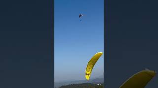 Kashmir Impressive Paragliding Landing Video Syed Athar Parvaiz Shah [upl. by Ahsilav]