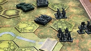 Memoir 44  Flanking Caen Campaign Battle Report 3  Withdrawal from Hill 112 [upl. by Adnohsak139]