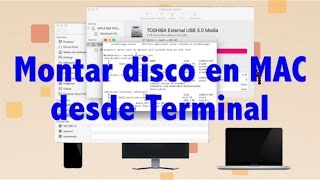 Montar disco en MAC desde Terminal [upl. by Serra]