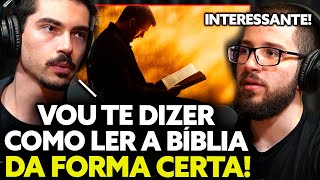 ESPECIALISTA REVELA A VERDADEIRA FORMA DE LER A BÍBLIA  Cauê Santos Podcast [upl. by Rick]