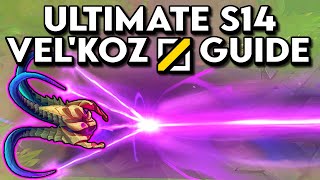 Ultimate VelKoz Mid Guide For Season 14  New Items Runes and Angles [upl. by Nikolos511]