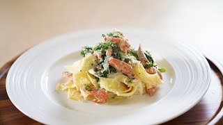 Creamy Salmon Pasta – Bruno Albouze [upl. by Otiragram]