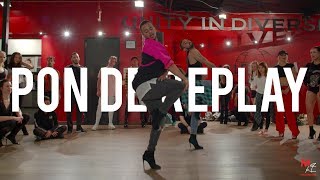 YANIS MARSHALL HEELS CHOREOGRAPHY quotPON DE REPLAYquot RIHANNA MILLENNIUM DANCE COMPLEX [upl. by Lussi]