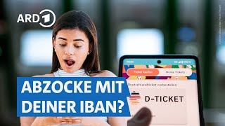 Betrug mit Deutschlandtickets Sicherheitsrisiko SEPALastschrift 😲💸  Marktcheck SWR [upl. by Ortrud]