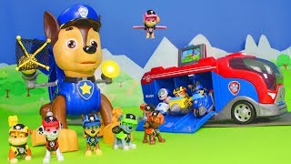 Paw Patrol Spielzeuge Mission Chase  Feuerwehrmann Marshall Spielzeugautos [upl. by Akimit]