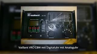 Vaillant VRCCBW Digitaluhr Analguhr  Heizung Steuerung Reglung reparieren oder tauschen [upl. by Arrim607]