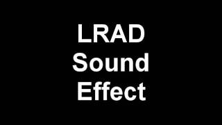 LRAD Sound Effect [upl. by Kasevich]