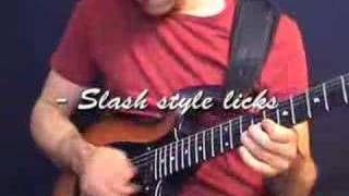 Slash solo guitar techniques Kristofer Dahl [upl. by Kai953]