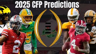 202425 COLLEGE FOOTBALL PLAYOFF PREDICTIONS [upl. by Balthasar203]