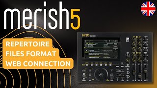 Merish 5  repertoire management files format and WEB connection [upl. by Aissatan]