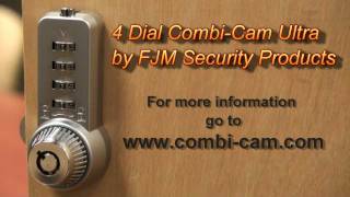 CombiCam Ultra Combination Cam Lock with Key Override cabinet locks combination locks [upl. by Blain710]