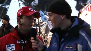 Skisprung TV Interview mit Alexander Pointner 4Schanzentournee  01012010 [upl. by Oigaib]