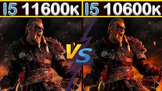 I5 11600K vs I5 10600K  Gameplay Benchmark Test In 10 Games [upl. by Sitto]