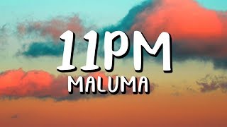 Maluma  11PM LetraLyrics [upl. by Kopans436]