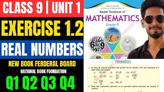 Class 9 Exercise 12 unit 1 Real Numbers Federal Board  Ex 12 New maths National Book Foundation [upl. by Enajaras]