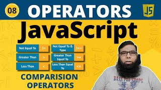 JavaScript Comparison Operators  JavaScript Tutorial For Beginners  Class 08 [upl. by Ruscher]