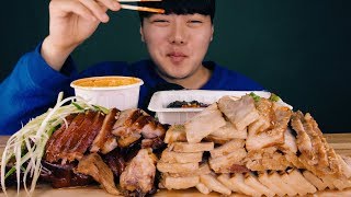 세상행복한 족발보쌈 Feat막국수 ASMR 먹방 리얼사운드 이팅 JOKBAL and BOSSAM Mukbang EATING SHOW [upl. by Pentheas596]