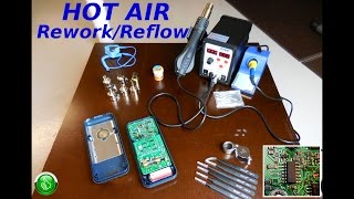 Hot Air ReflowRework SMD IC SwapTutorial [upl. by Shela]