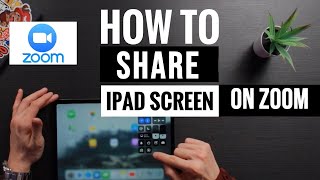 How to Share iPad Screen on Zoom Meeting [upl. by Iahcedrom]