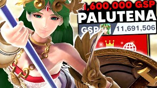 This is what an 11600000 GSP Palutena looks like in Elite Smash [upl. by Heyman]