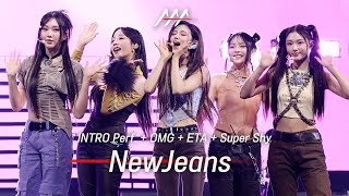 AAA2023 NewJeans 뉴진스 INTRO Perf  OMG  ETA  Super Shy’ STAGE [upl. by Raney]