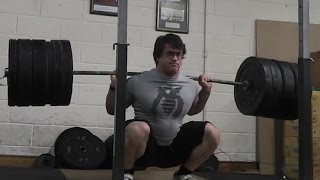 260kg573lbs 5x5 Pause ATG Backsquat 100 RAW [upl. by Maure168]