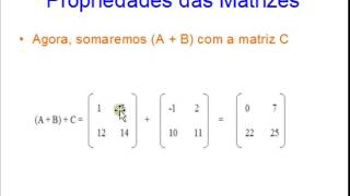 Propriedades das Matrizes  Aula 07  Matrizes [upl. by Nimrac551]