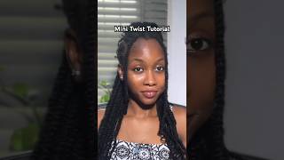 Mini Twist Tutorial on 4C Natural Hair 4chair minitwists naturalhair [upl. by Evanne]