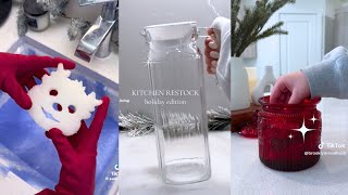 Satisfying CleaningOrganizingRestocking Tiktoks ✨ Asmr  Pt 13  Holiday Edition ❄️☃️ [upl. by Eeima]