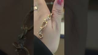 Style Your Wrist with a Pink Gold Link Chain Bracelet [upl. by Tam]