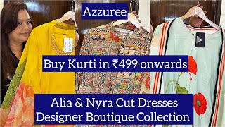 Unique Designer Boutique Collection AliaNyra Cut Dress Anarkali Kurti Cord Sets in your budget [upl. by Polito]