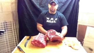 Ted the Butcher Beef  BoneIn Prime Rib Roast [upl. by Hildebrandt560]