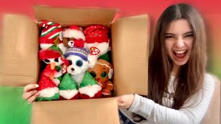 2023 HOLIDAY BEANIE BOO UNBOXING 🎁📦 [upl. by Saxet]