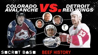 How one violent hit snowballed into years of championshipgrade hockey beef  Red Wings vs Avalanche [upl. by Lenoel]