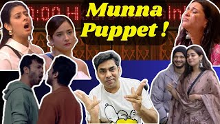 Bigg Boss 17 Munawar Puppet Ayesha Khan Mannara Drama Abhishek shame Vicky Ankita Anurag OUT [upl. by Odlanier]