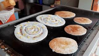 Davanagere Benne Dosa  Davanagere Benne Dose  Coconut Chutney  Potato onion Palya  Butter dosa [upl. by Gaylene]