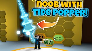 Noob With Tide Popper Gets 50 Bees in 2 Hours Bee Swarm Simulator [upl. by Braun]