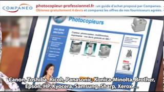 Photocopieur professionnel  Guide comparateur [upl. by Ycnaf]