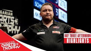 ANOTHER NINEDARTER  Day Three Afternoon Highlights  2024 Hungarian Darts Trophy [upl. by Elleved]